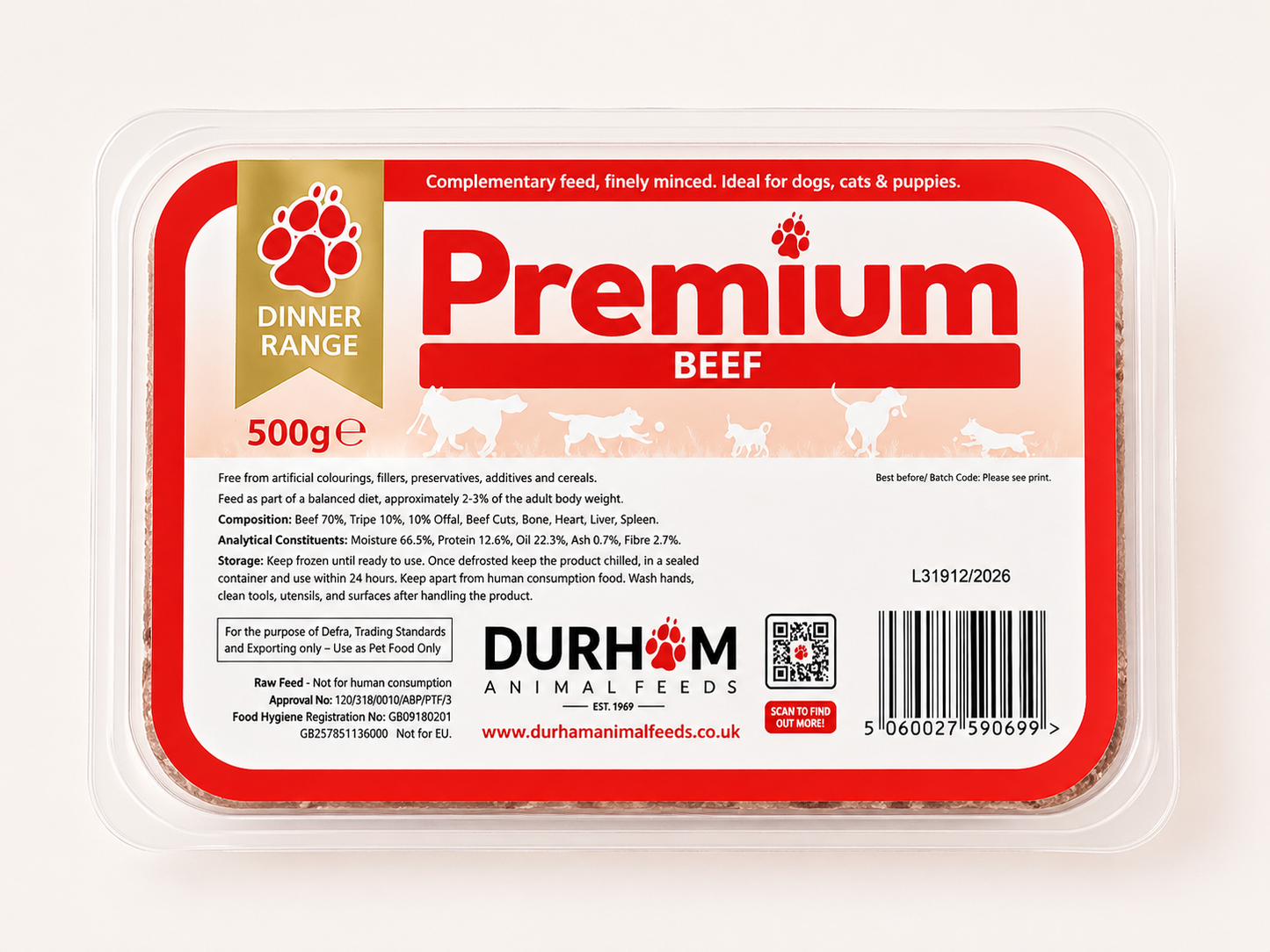 Durham - Premium Beef (500G)