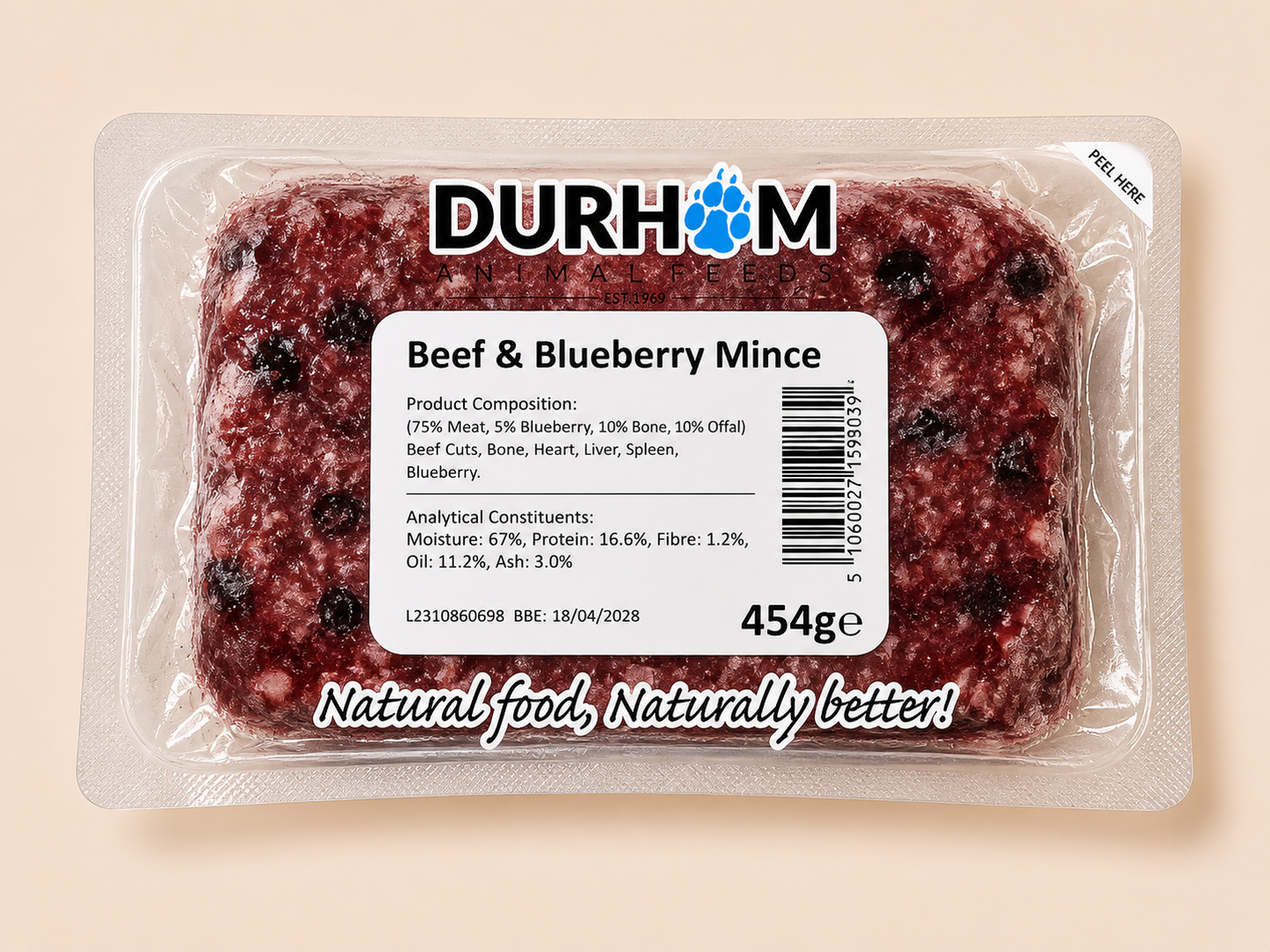 Durham - Beef & Blueberry (454g)