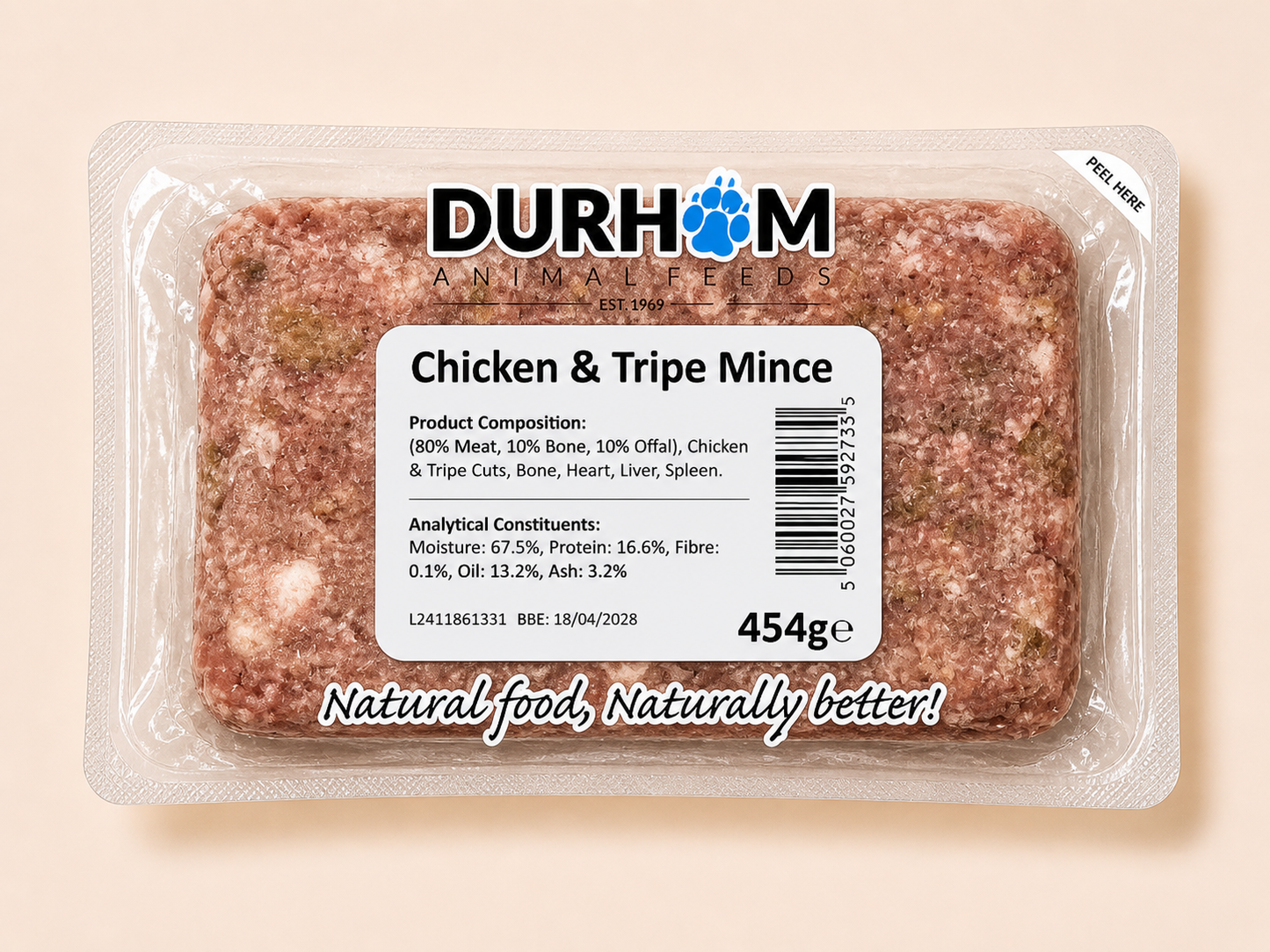 Durham - Chicken & Tripe (454g)