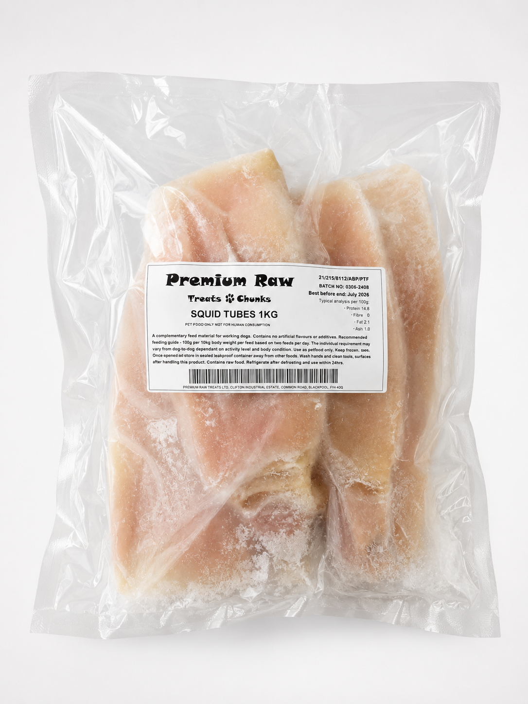 While Squid Tubes (1KG)