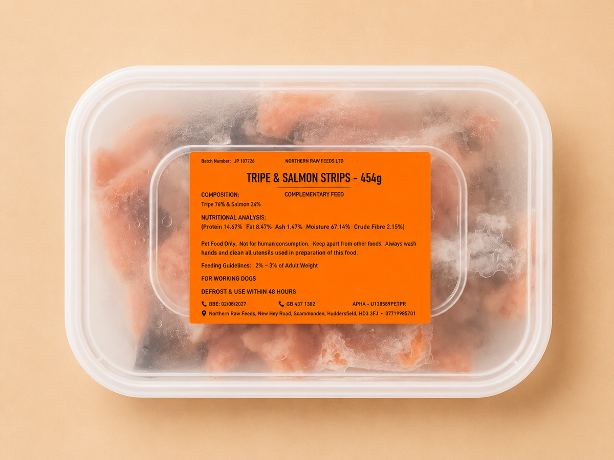Northern Raw - Tripe & Salmon (454G)