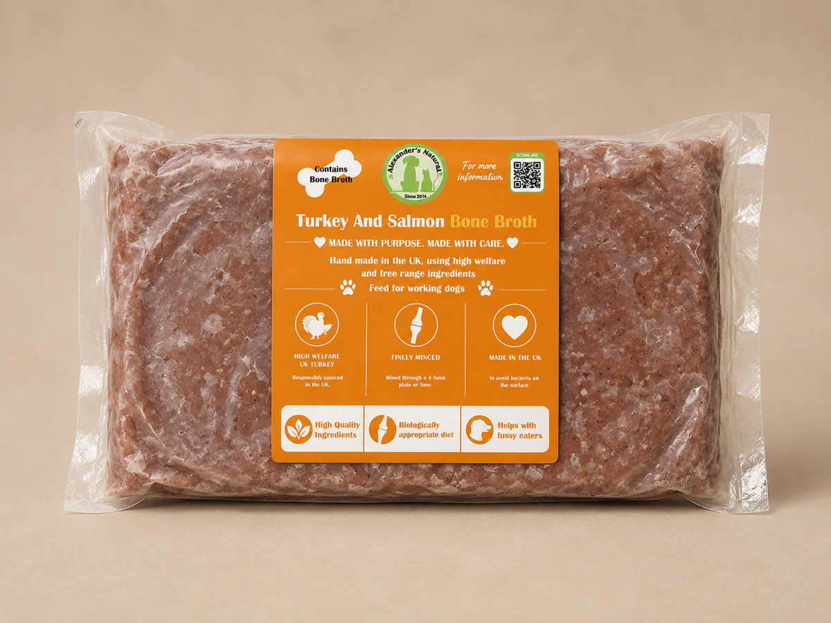 Alexander’s Natural - Turkey & Salmon with Bone Broth (500G)
