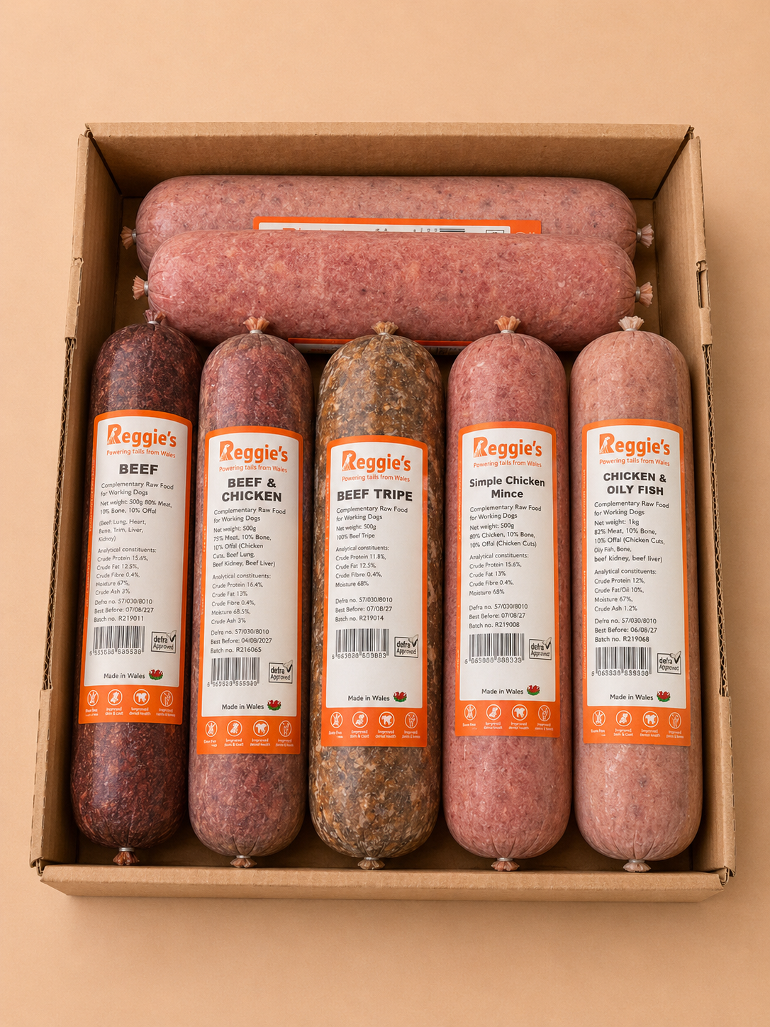 Reggie’s Raw - 10x 1KG Mixed Deal