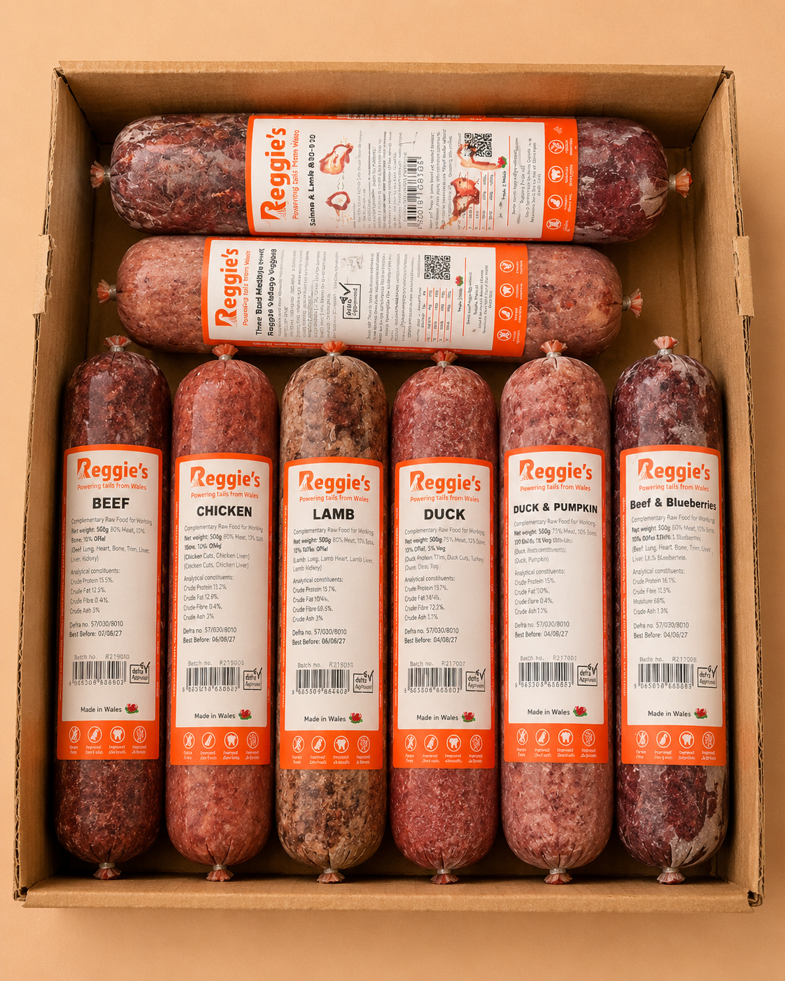Reggie’s Raw - 10x 500G Mixed Deal