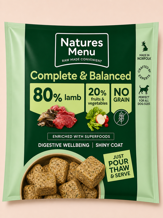Natures Menu - Lamb 80/20 Nuggets (1KG)