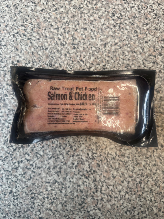 Salmon & Chicken 500G