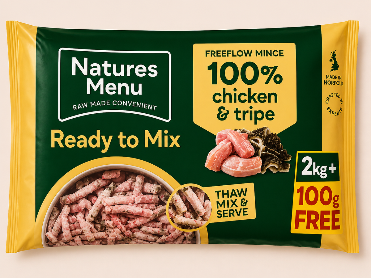 Natures Menu - Chicken & Tripe Free-flow (2KG)