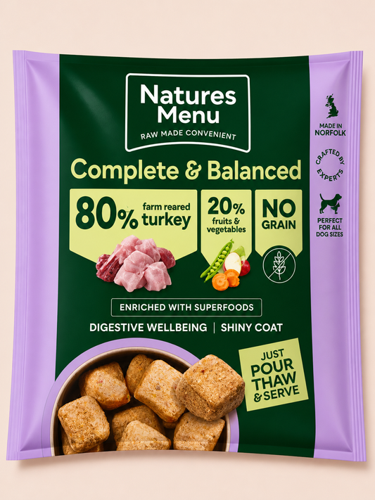 Natures Menu - Turkey 80/20 Nuggets (1KG)