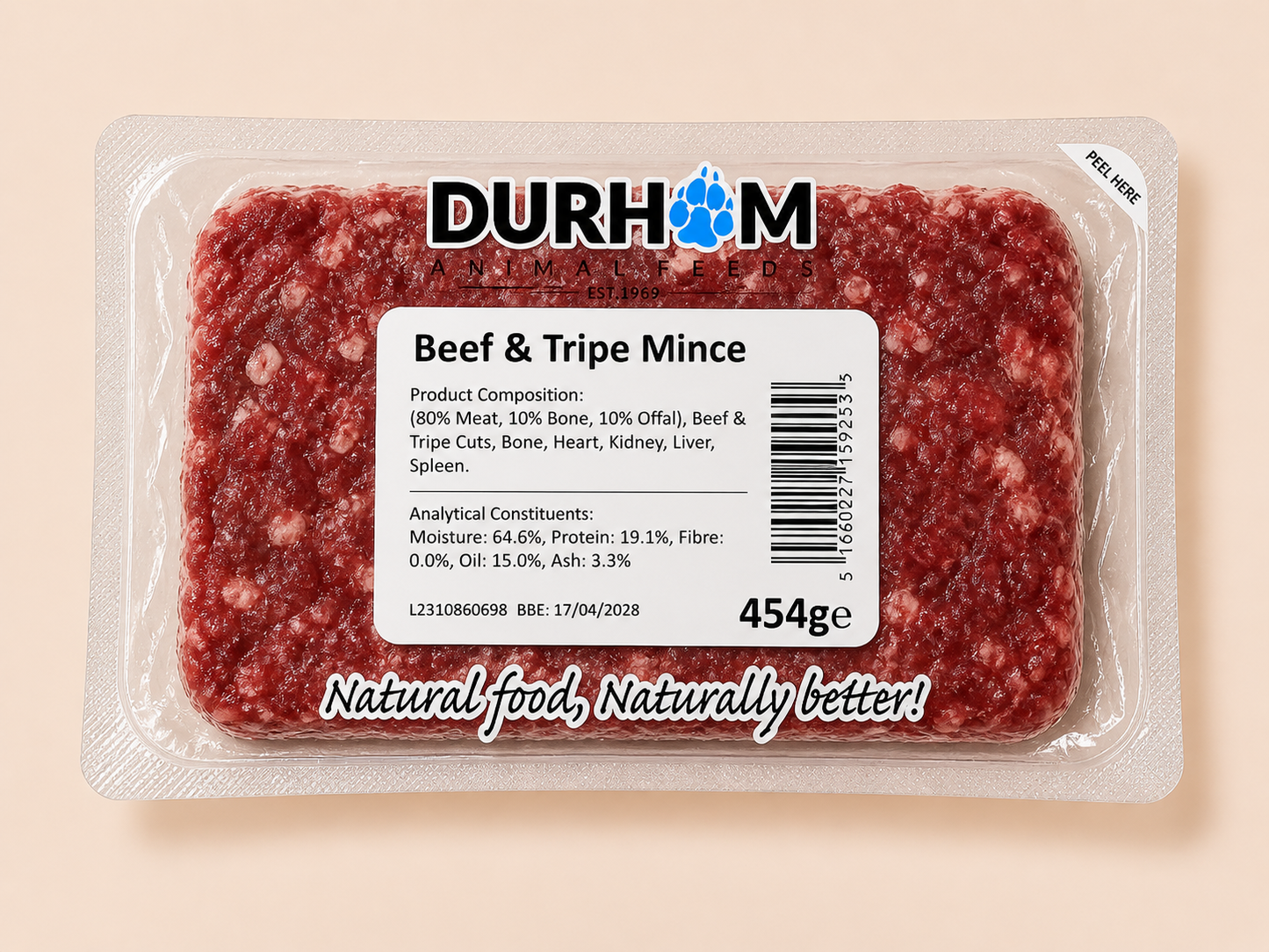 Durham - Beef & Tripe (454g)