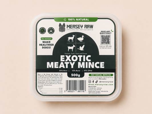 Mersey Raw - Exotic Meaty Mince (500G)