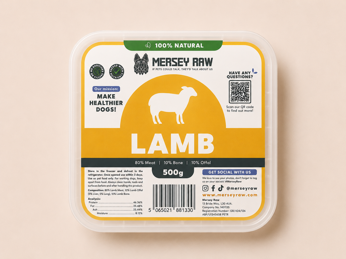 Mersey Raw - Lamb (500G)