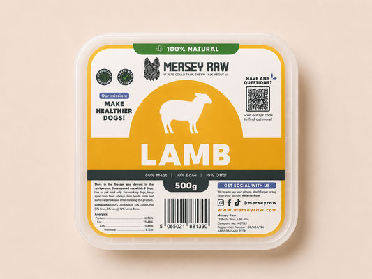 Mersey Raw - Lamb (500G)