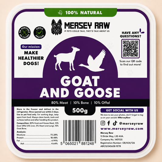 Mersey Raw - Goat & Goose (500G)