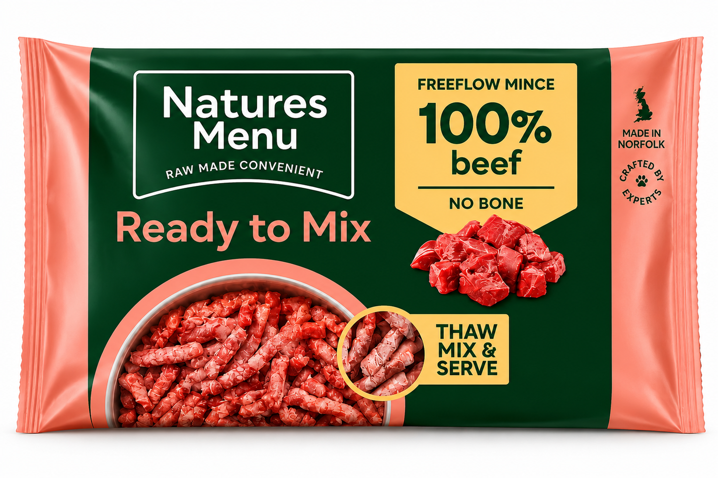 Natures Menu - Beef Free-flow (2KG)