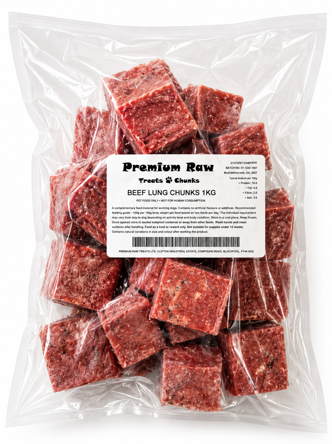 Beef Lung Chunks (1KG)