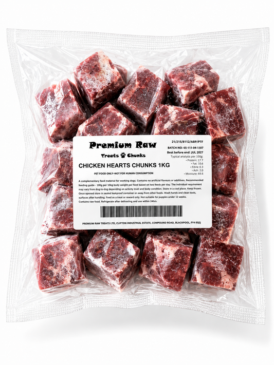 Chicken Hearts Chunks (1KG)