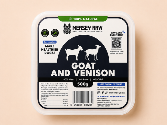 Mersey Raw - Goat & Venison (500G)