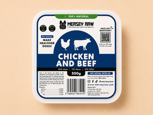 Mersey Raw - Chicken & Beef (500G)