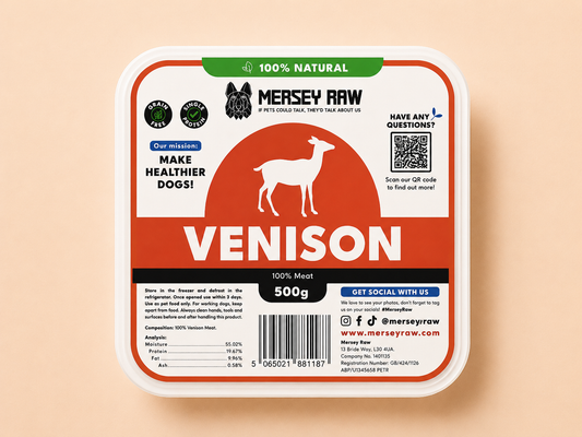 Mersey Raw - Venison (500G)