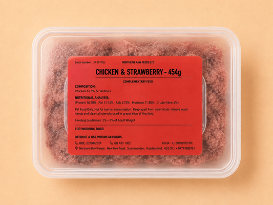 Northern Raw - Chicken & Strawberry (454G)