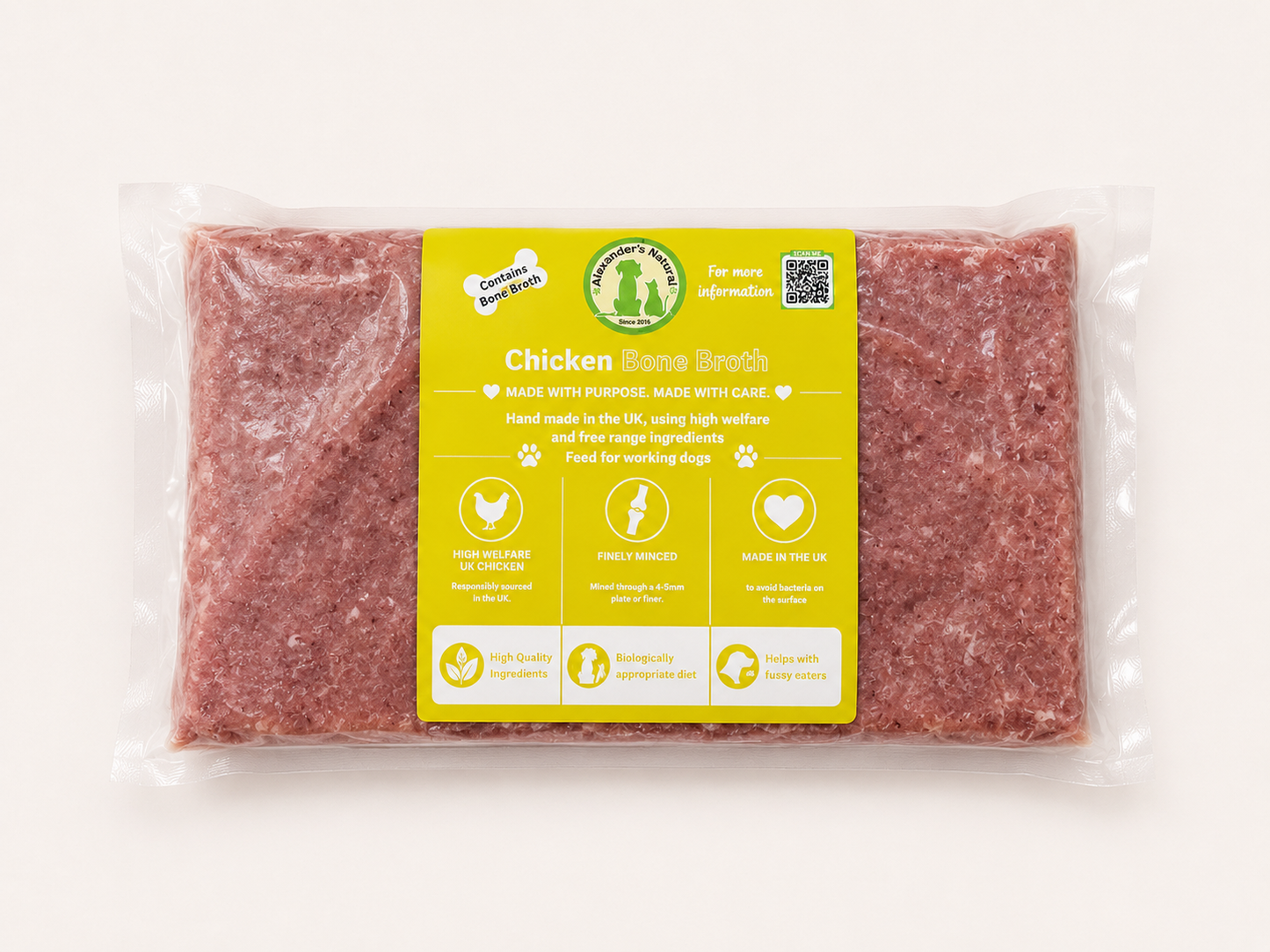 Alexander’s Natural - Chicken with Bone Broth (500G)