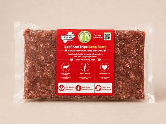 Alexander’s Natural - Boneless Beef & Tripe with Bone Broth (500G)
