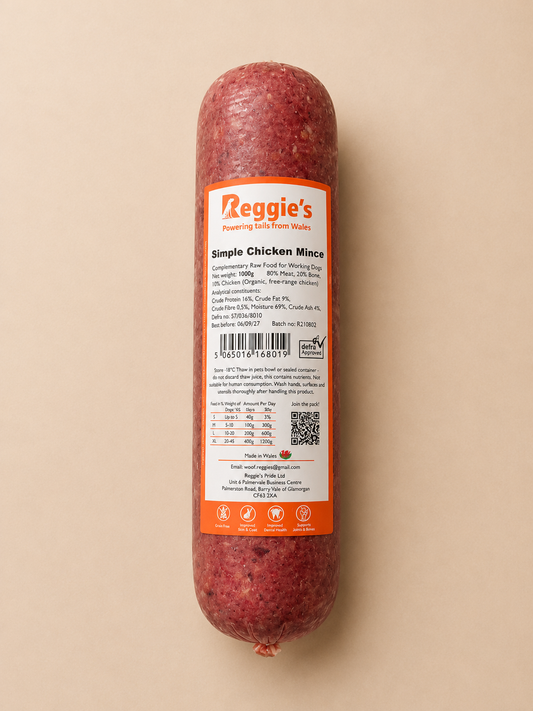 Reggie’s Raw - Simply Chicken (1KG)
