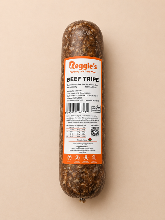 Reggie’s Raw - Beef Tripe (1KG)