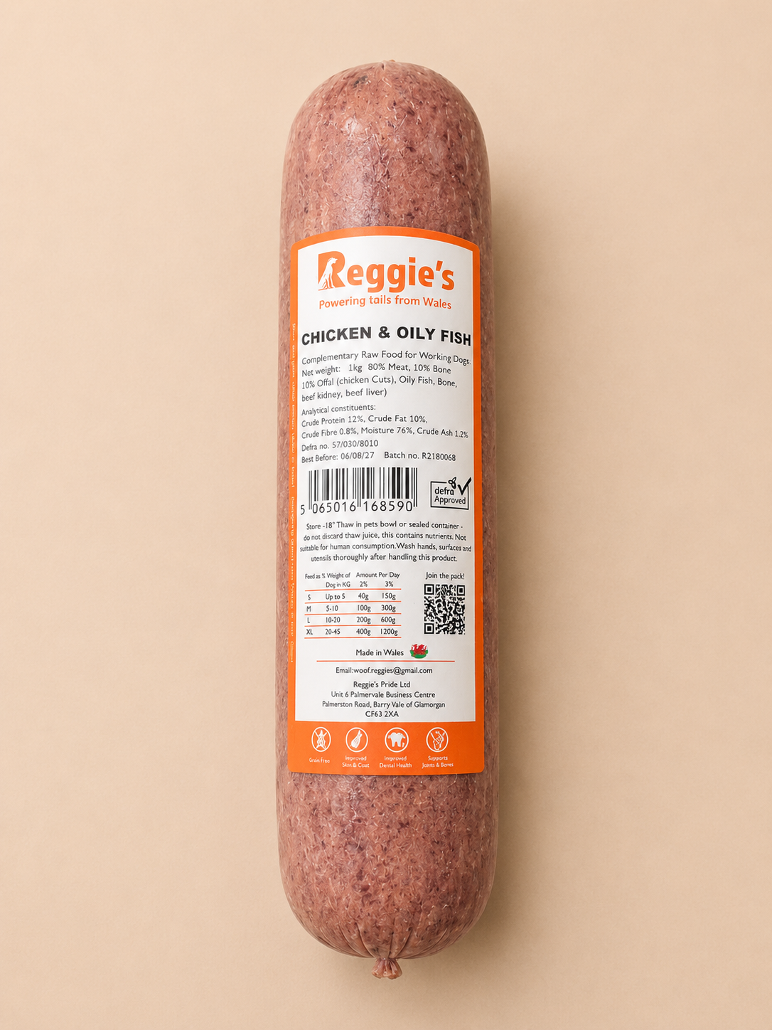 Reggie’s Raw - Chicken & Oily Fish (1KG)