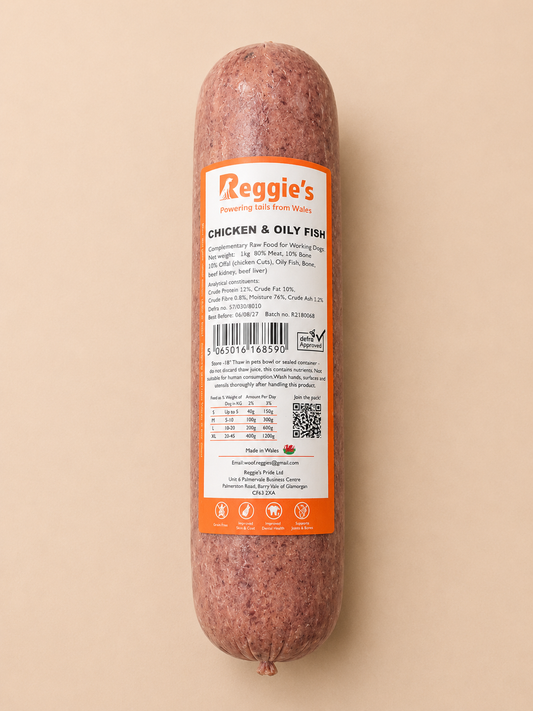 Reggie’s Raw - Chicken & Oily Fish (1KG)