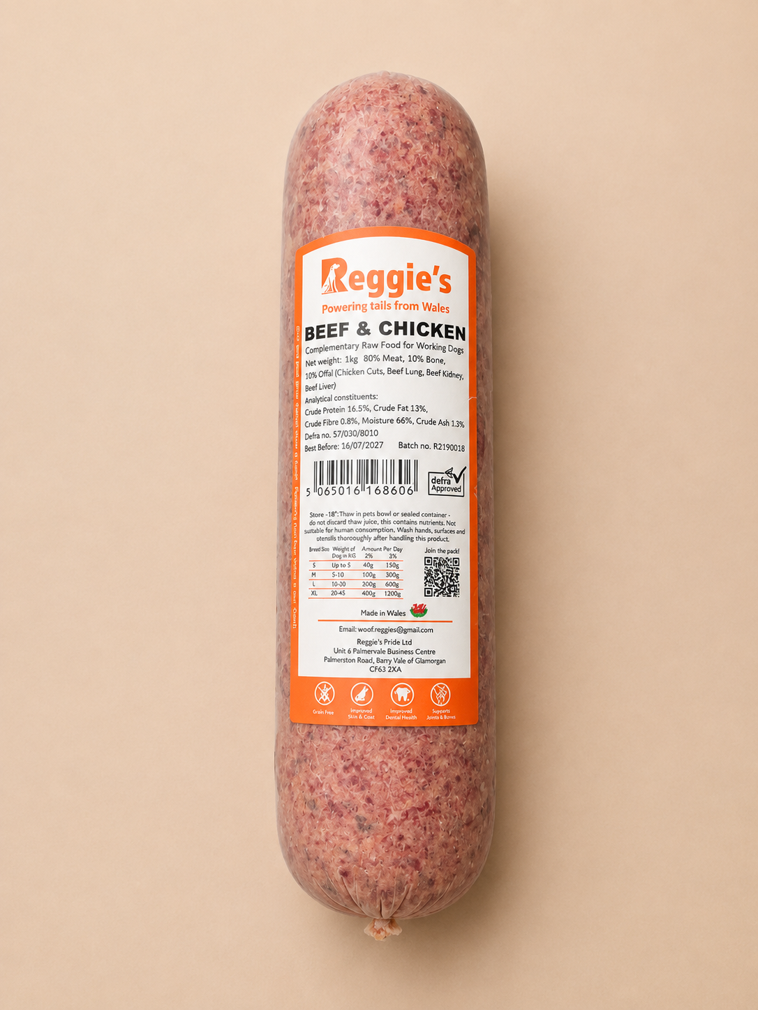 Reggie’s Raw - Beef & Chicken (1KG)
