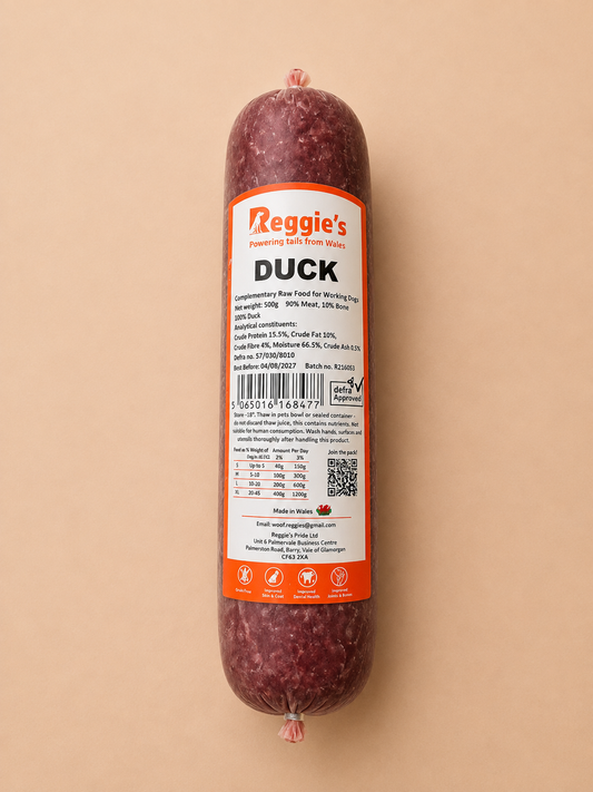 Reggie’s Raw - Duck (500G)