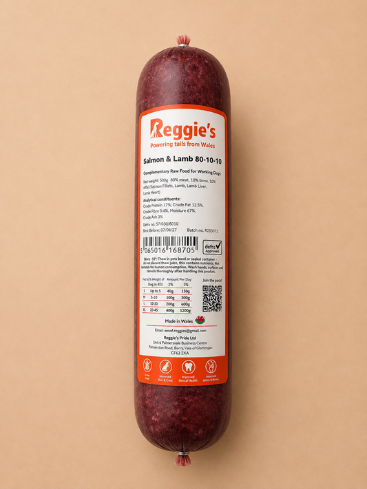 Reggie’s Raw - Salmon & Lamb (500G)