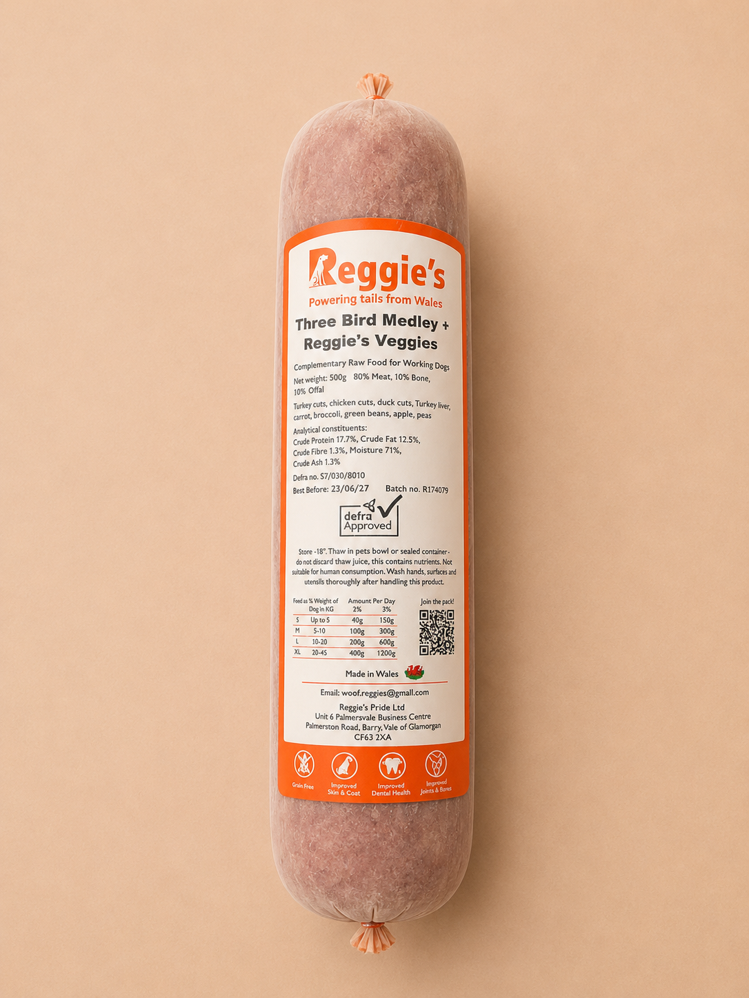 Reggie’s Raw - Three Bird Medley (500G)